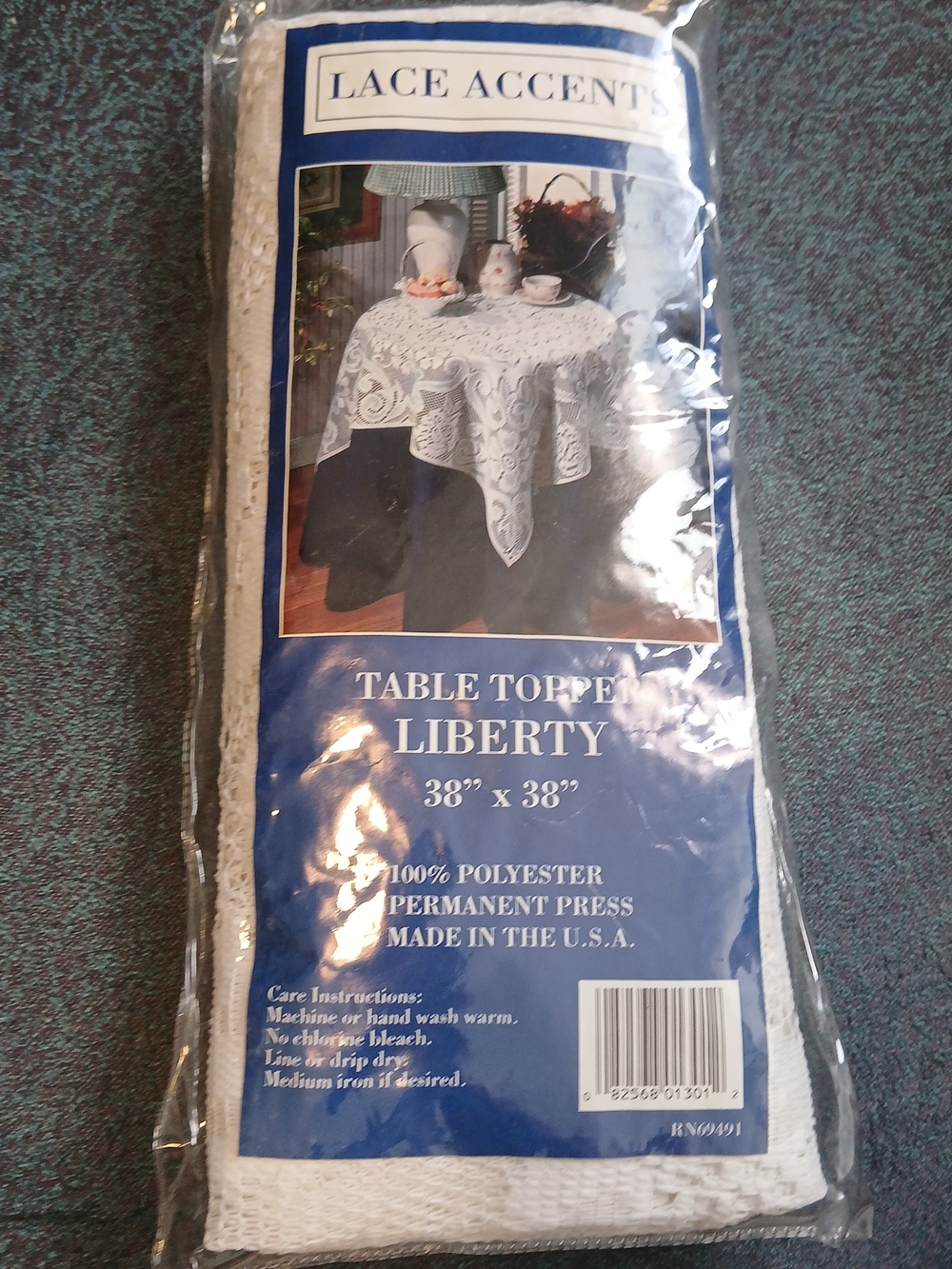 Liberty White Lace Tablecloth Topper